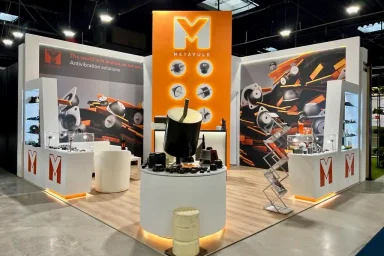 Premium custom stand with backlit graphics
