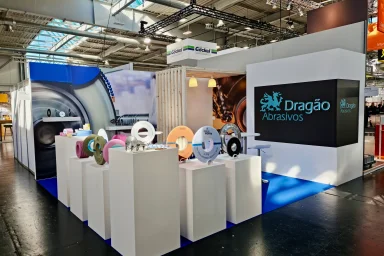Fully branded exhibition stand for Polish company abroad